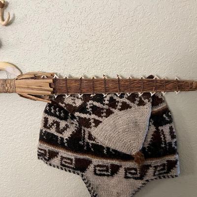 Large Lot of Tribal Spears Bow and Arrows