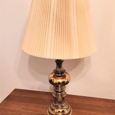 Lot #117  Heavy Brass Table Lamp
