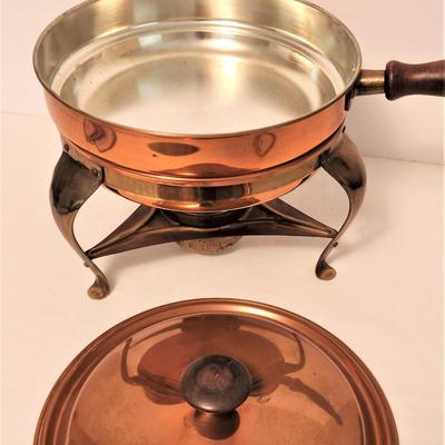 Lot #120  Vintage Copper Warmer