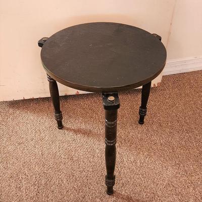 Lot #128  Funkly little MidCentury side Table