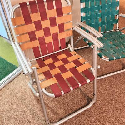 Lot #130  Two Vintage Lawn Chairs