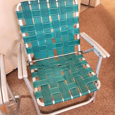 Lot #130  Two Vintage Lawn Chairs