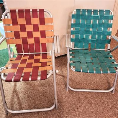 Lot #130  Two Vintage Lawn Chairs
