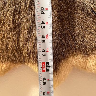 Vintage Tanned Taxidermy Deer Fur Hide Leather