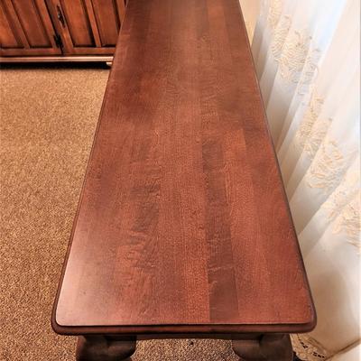 Lot #131  Queen Anne Style Sofa or Side Table