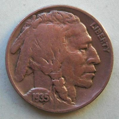 UNITED STATES 1935 Buffalo Coin