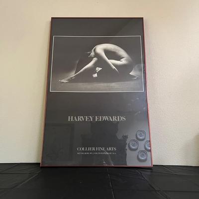 Harvery Edwards Nude Woman Fine Art Photography Poster Los Angeles