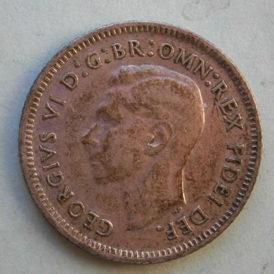 United Kingdom 1950 Six Pence Coin