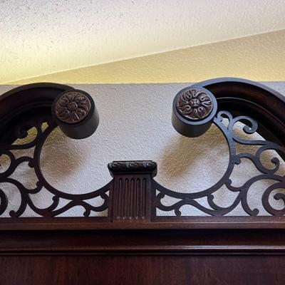 Century Furniture Wood Dresser and Wall Mirror
