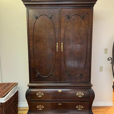 Beautiful Century Furniture Wood Armoire Dresser Cabinet