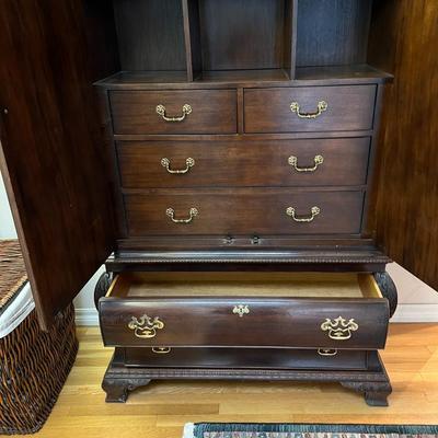 Beautiful Century Furniture Wood Armoire Dresser Cabinet