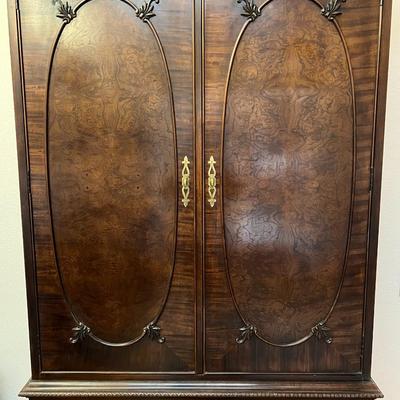 Beautiful Century Furniture Wood Armoire Dresser Cabinet