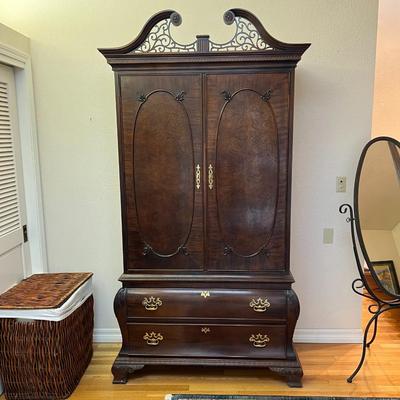 Beautiful Century Furniture Wood Armoire Dresser Cabinet