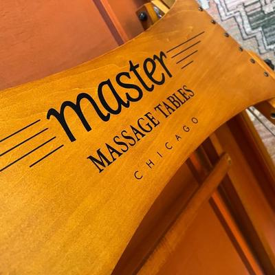 Master Massage Tables Chicago Brown Leather Collapsible Table