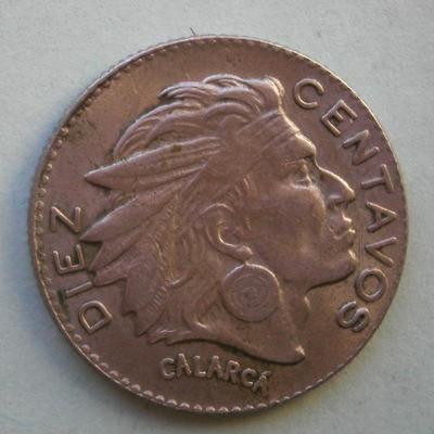 COLOMBIA 1953 Diez (10) Centavos Coin