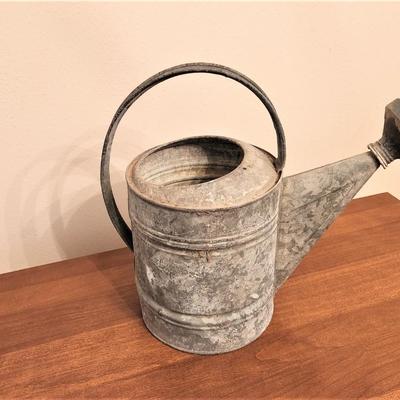 Lot #135 Vintage Galvanized Watering Can with Spout
