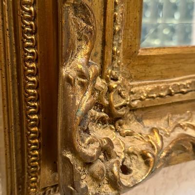 Extra Large Antique Style Gold Frame Mirror