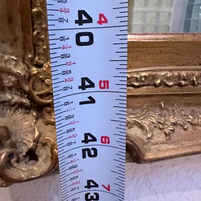 Extra Large Antique Style Gold Frame Mirror