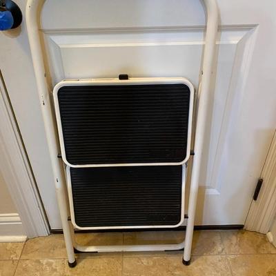 Folding metal stepstool