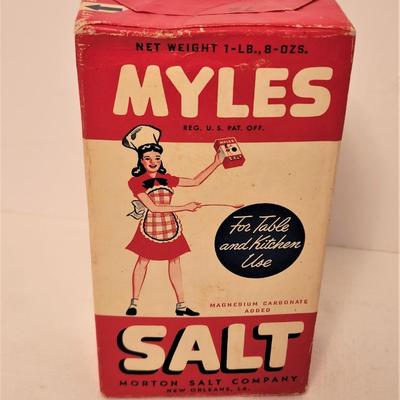 Lot #148  MYLES SALT - produced in New Orleans - unopened box