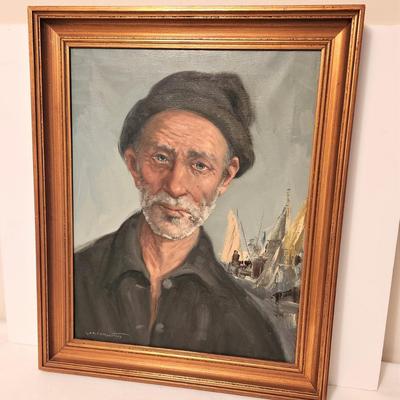 Lot #150  Original Oil on Canvas by Listed Artist Games Martins