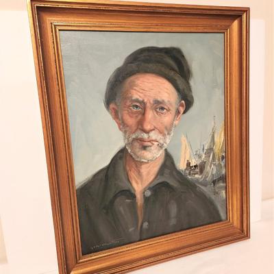 Lot #150  Original Oil on Canvas by Listed Artist Games Martins