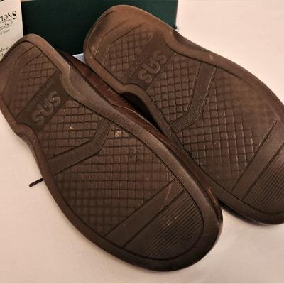 Lot #153  Gently Worn SAS Men's Shoes, Size 10, original receipt