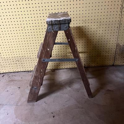 Trio of Wooden Step Ladders (BS-MG)