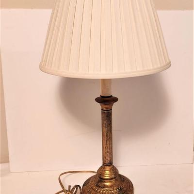 Lot #156  Decorative Metal Table Lamp