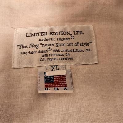 Lot #157  Brushed Cotton Confederate Battle Flag Jacket - Size XL