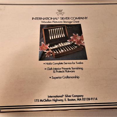 Lot #159  International Silver Company Silver Flatware Box - new in box