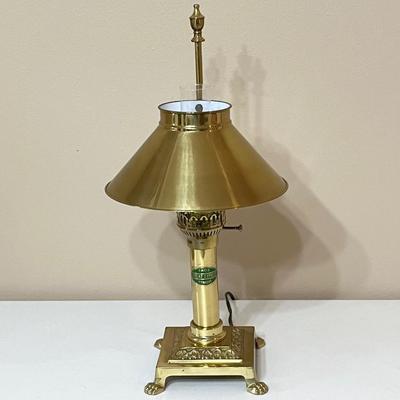 PARIS ORIENT EXPRESS ~ Small Brass Desk Lamp