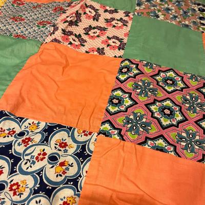 Vintage Block Quilt Top