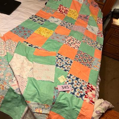 Vintage Block Quilt Top