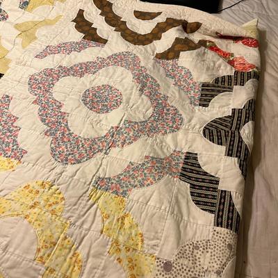 Drunkards path quilt