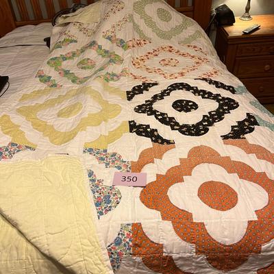 Drunkards path quilt