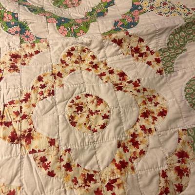 Drunkards path quilt
