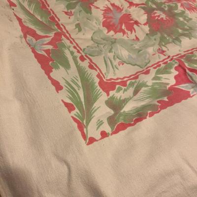 Vintage Card Table Cloth