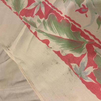 Vintage Card Table Cloth