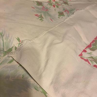 Vintage Card Table Cloth