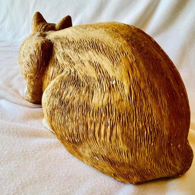 Adorable Sculptures including Sandicast Red Tabby Cat Sculpture (L-NM)