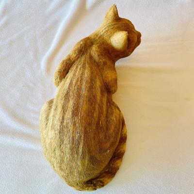 Adorable Sculptures including Sandicast Red Tabby Cat Sculpture (L-NM)