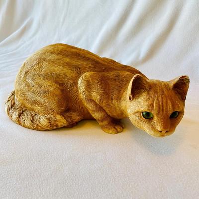 Adorable Sculptures including Sandicast Red Tabby Cat Sculpture (L-NM)