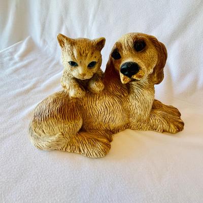 Adorable Sculptures including Sandicast Red Tabby Cat Sculpture (L-NM)