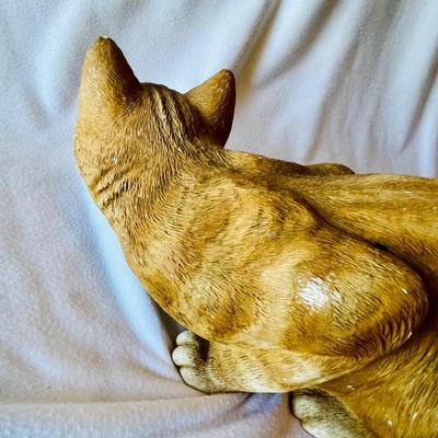 Adorable Sculptures including Sandicast Red Tabby Cat Sculpture (L-NM)