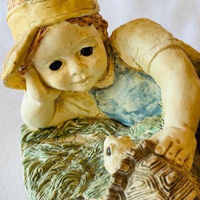Adorable Sculptures including Sandicast Red Tabby Cat Sculpture (L-NM)