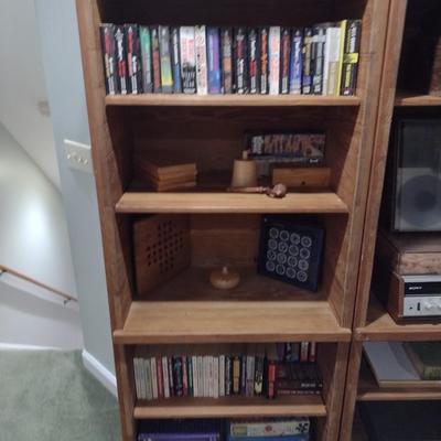 Solid Wood Crate Style Book Stand Choice A (No Contents)