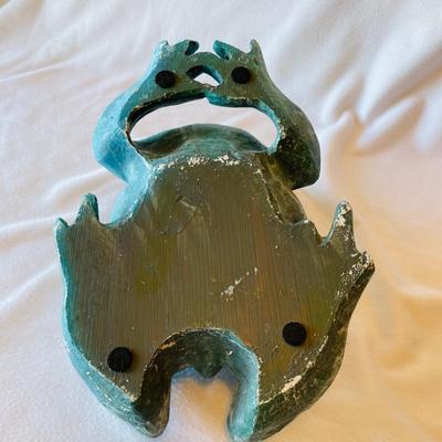Toad, Flamingo and Dolphin Sculptures (L-NM)