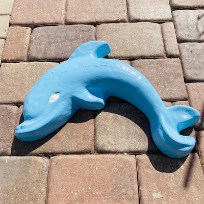 Toad, Flamingo and Dolphin Sculptures (L-NM)