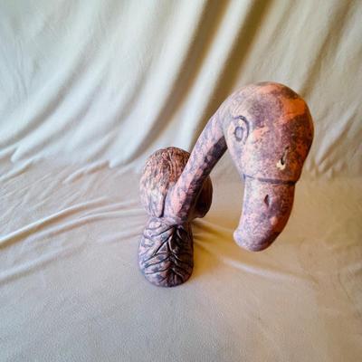 Toad, Flamingo and Dolphin Sculptures (L-NM)